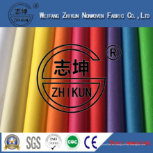 Rainbow Colors PP Spunbond tela no tejida para los bolsos de compras en China